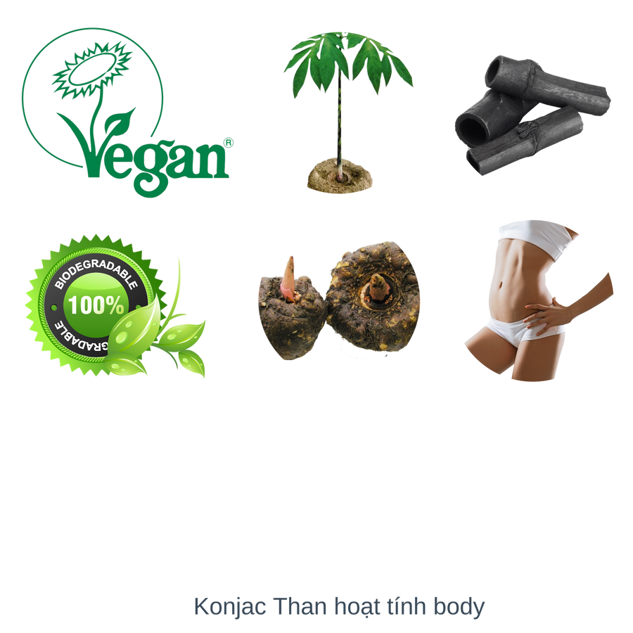 Bông rửa mặt konjac