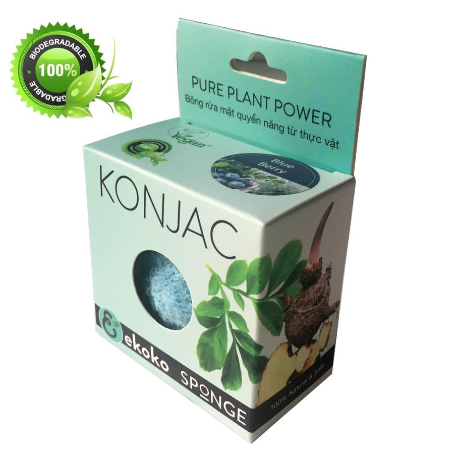 Bông rửa mặt konjac