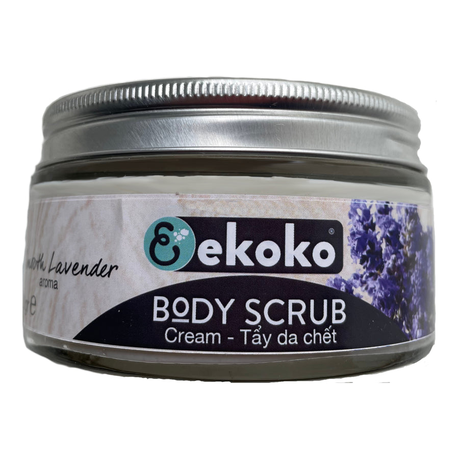 Kem tẩy da chết (Body scrub cream) Smooth Lavender 220g