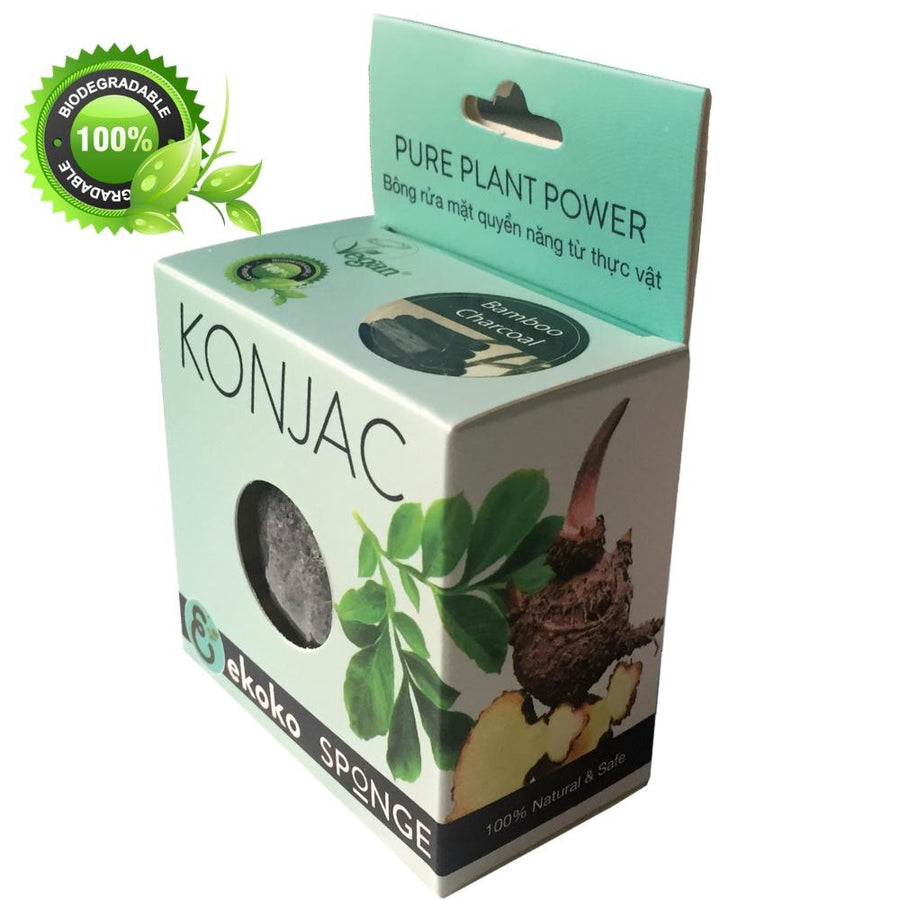 Bông rửa mặt konjac