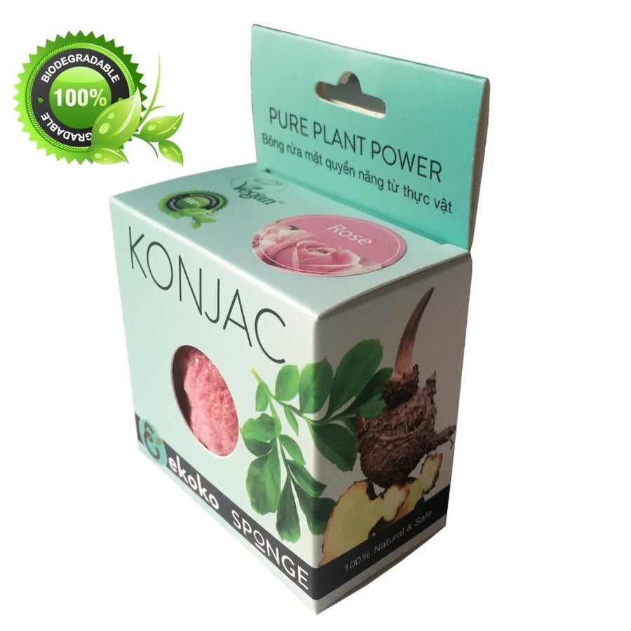 Bông rửa mặt Konjac