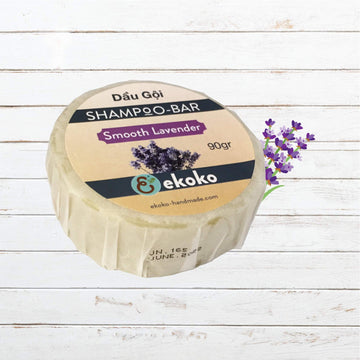Bánh dầu gội (Shampoo bar) Smooth Lavender 90g